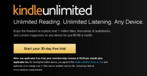 kindle unlimited subscription